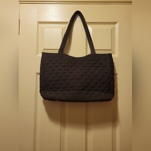 Vera Bradley Brown Quilted Shoulder Bag - Excellent Condition